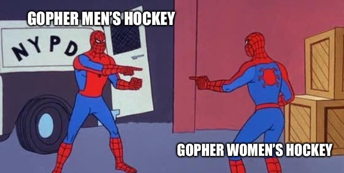 GopherWHockey's tweet photo. REGULAR SEASON CHA〽️PS

@GopherHockey 🤝 https://t.co/ZGvfTP8M7w