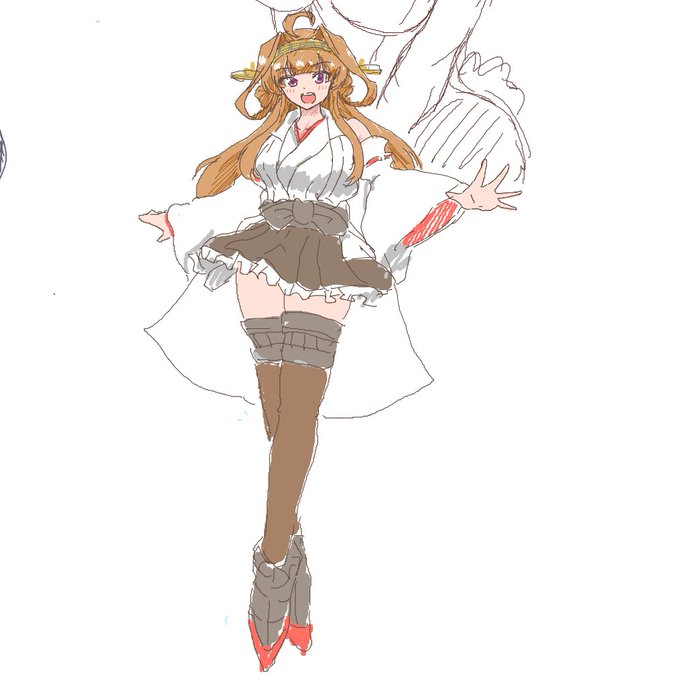 絵チャで描いた金剛ちゃん
何も見ないで結構描ける 