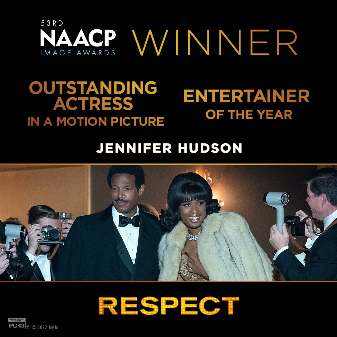Congratulations to @IAMJHUD on your wins for Entertainer of the Year and Outstanding Actress in a Motion Picture at the #NAACPImageAwards! 👏🏾🏆