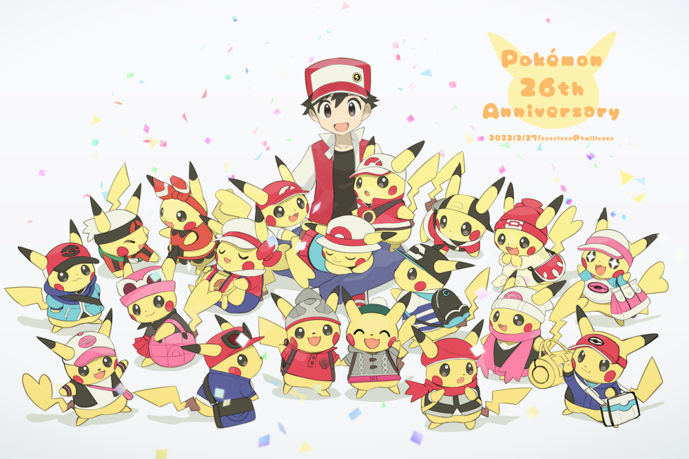 ポケモン「ポケモン26周年おめでとうございます🎉 #ポケモン26周年 #PokemonD」|ココロコのイラスト