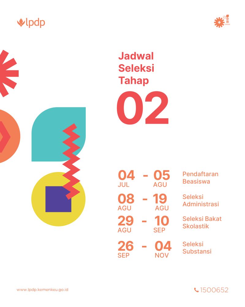 BREAKING!

Tahun ini, beasiswa <a href="/LPDP_RI/">#DiriUntukNegeri</a> dibuka 2x lho. Monggo dipelajari jadwalnya di poster berikut!

Wes siap lur? #BeasiswakiTA