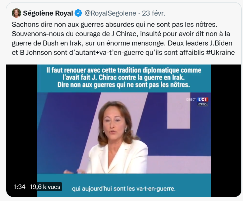 R_DeCastelnau's tweet photo. #Ségolène2022 !!!!
La voilà la solution à gauche ! 
#Ukraine #UkraineRussie https://t.co/kroZVEXZco