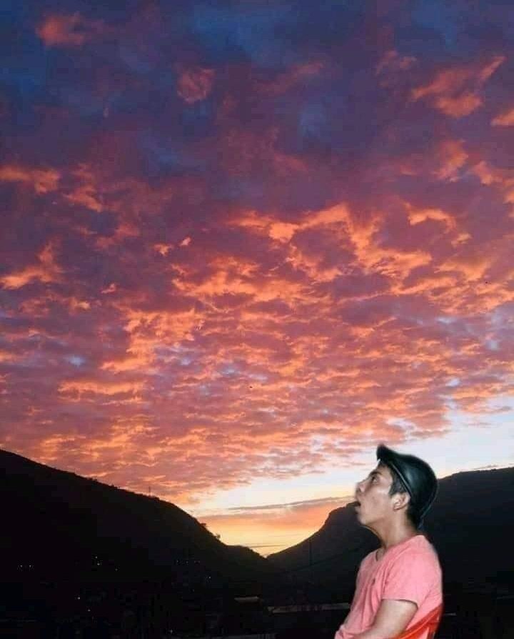 Cuando me fumo un porrito apreciando el atardecer.