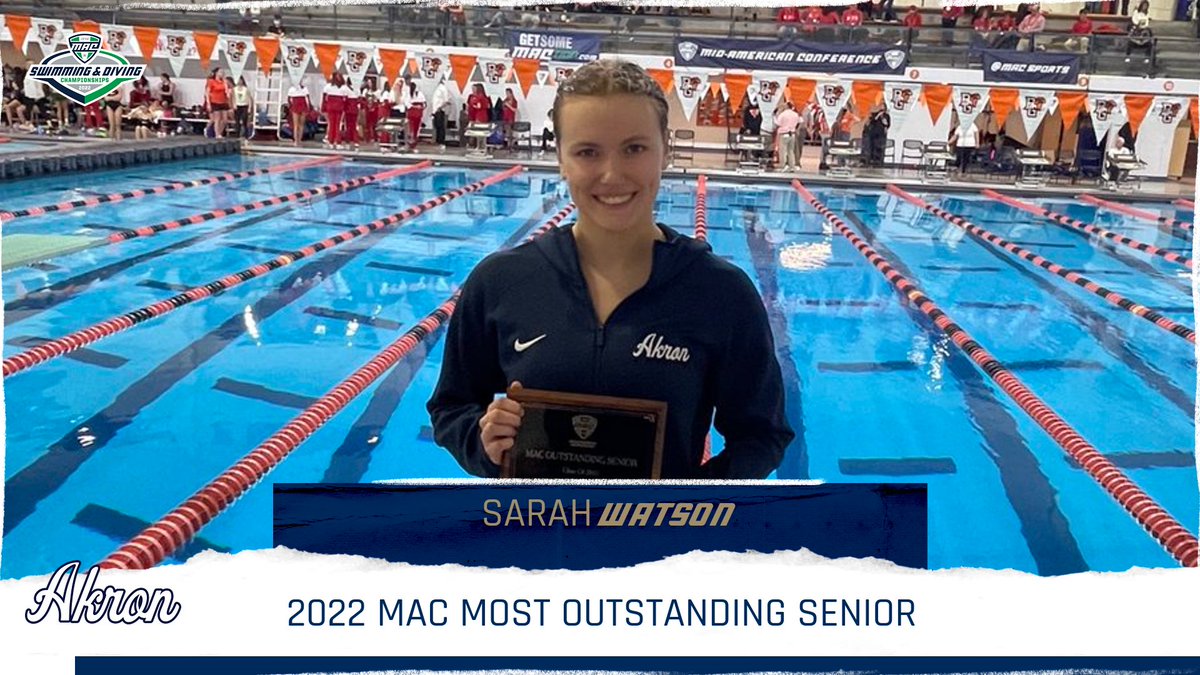 MACSports's tweet photo. 🚨 Akron's Sarah Watson is the 2022 MAC Most Outstanding Senior!🚨

#FindAWay | #MACtion https://t.co/GGWxLtg3b3