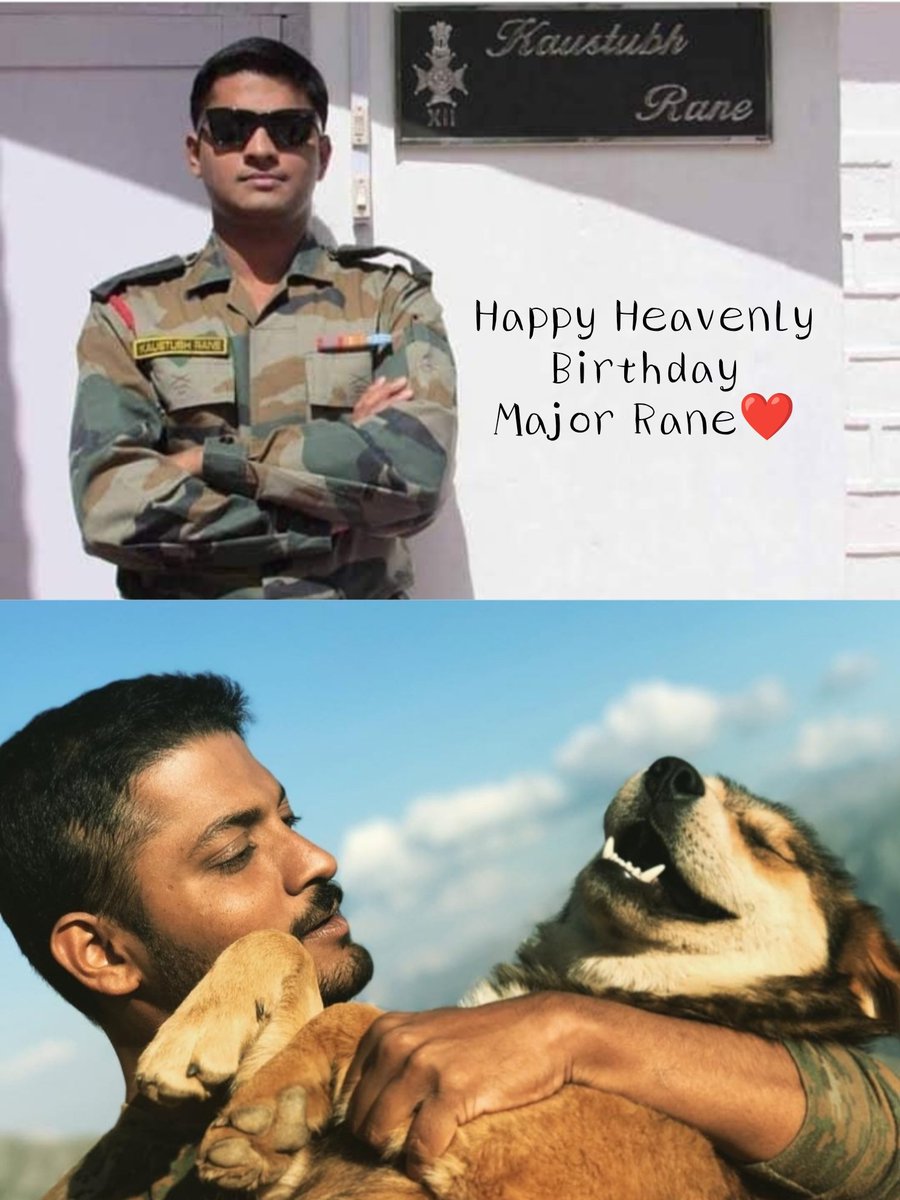 MysticalVoyager's tweet photo. Happy Birthday Major Rane. #kaustubhrane #kprane #IndianArmy https://t.co/nAIMZ6ekgW