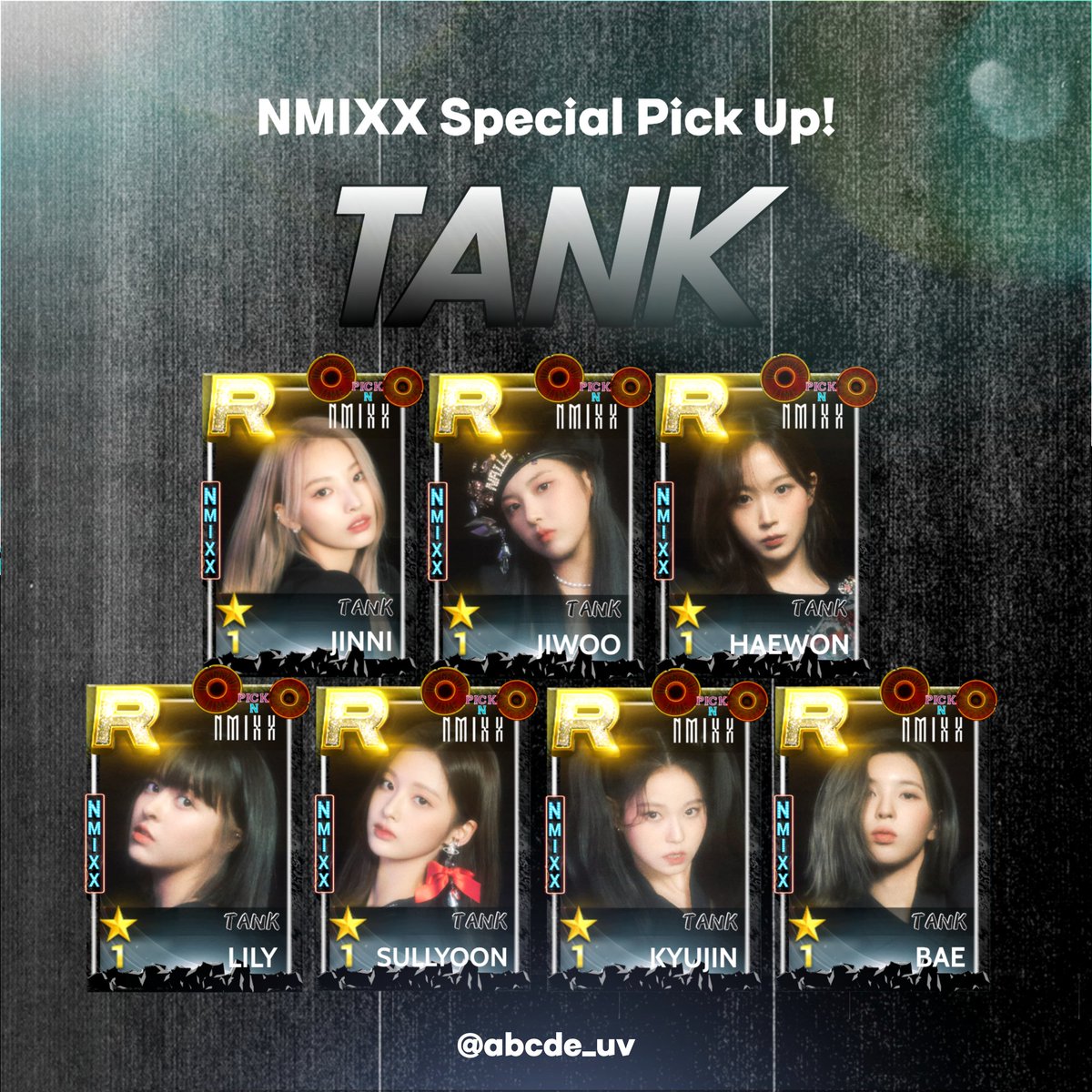 abcde_uv's tweet photo. • New Update •

NMIXX - TANK, Freaky Fresh

[ #NMIXX @NMIXX_official #Tank #FreakyFresh #OO #SuperStar #superstarjypnation #ssj #fanmade ] https://t.co/y9BsFvEjcj