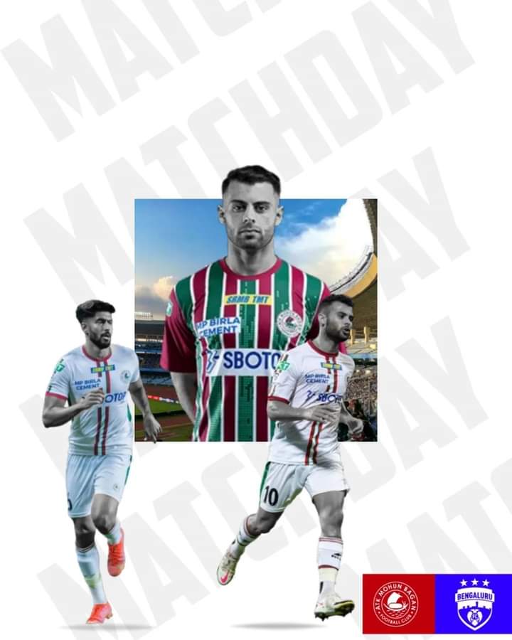 ATKFansKerala's tweet photo. ITS MATCHDAY
ATKMB VS BFC
TONIGHT 7.30 PM
FATORDA, GOA
#atkmb #isl #bfc #atkbfc https://t.co/Y7yEZSsk7p