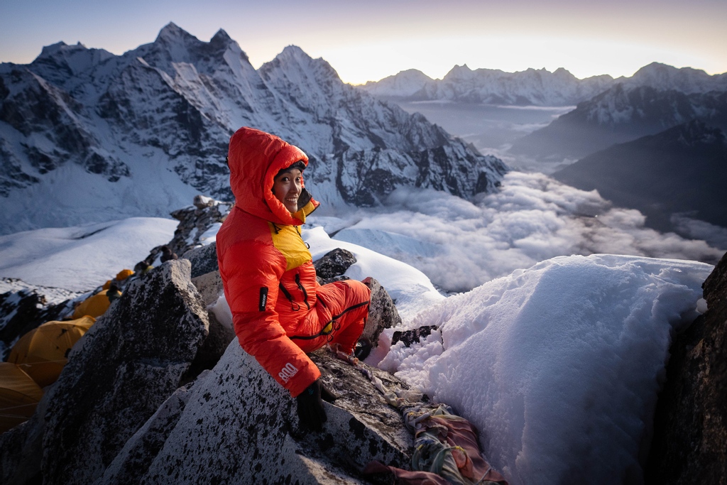 Sunset at 6000m, it hits different #AmaDablam #Nepal #Himalayas