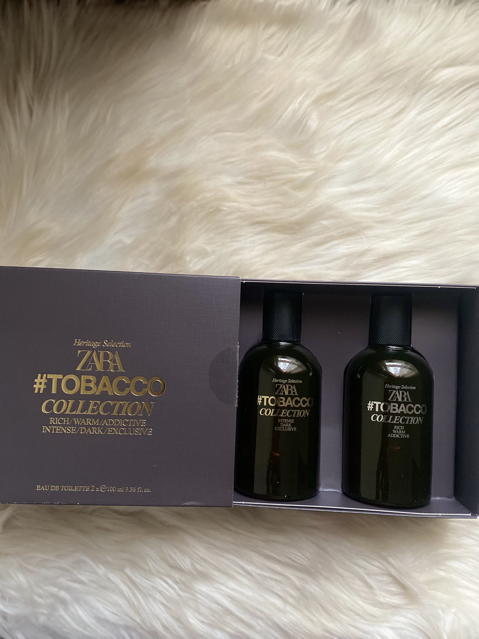 FOR HIM auf Twitter: „what fragrance did you wear today? Zara Tobacco  Collection 2 set, Addictive and Exclusive. Definitely for a man that  prefers darker fragrances, intense, oud, tobacco, sandalwood, cedar, coconut