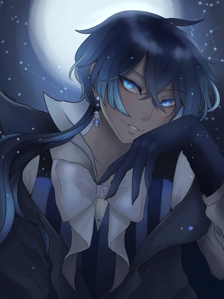 botanicalghost's tweet photo. I’m obsessed with Vanitas no Carte, so I had to draw my favorite boy 💙 #ThecaseStudyofVanitas #Vanitas https://t.co/76citQVG08