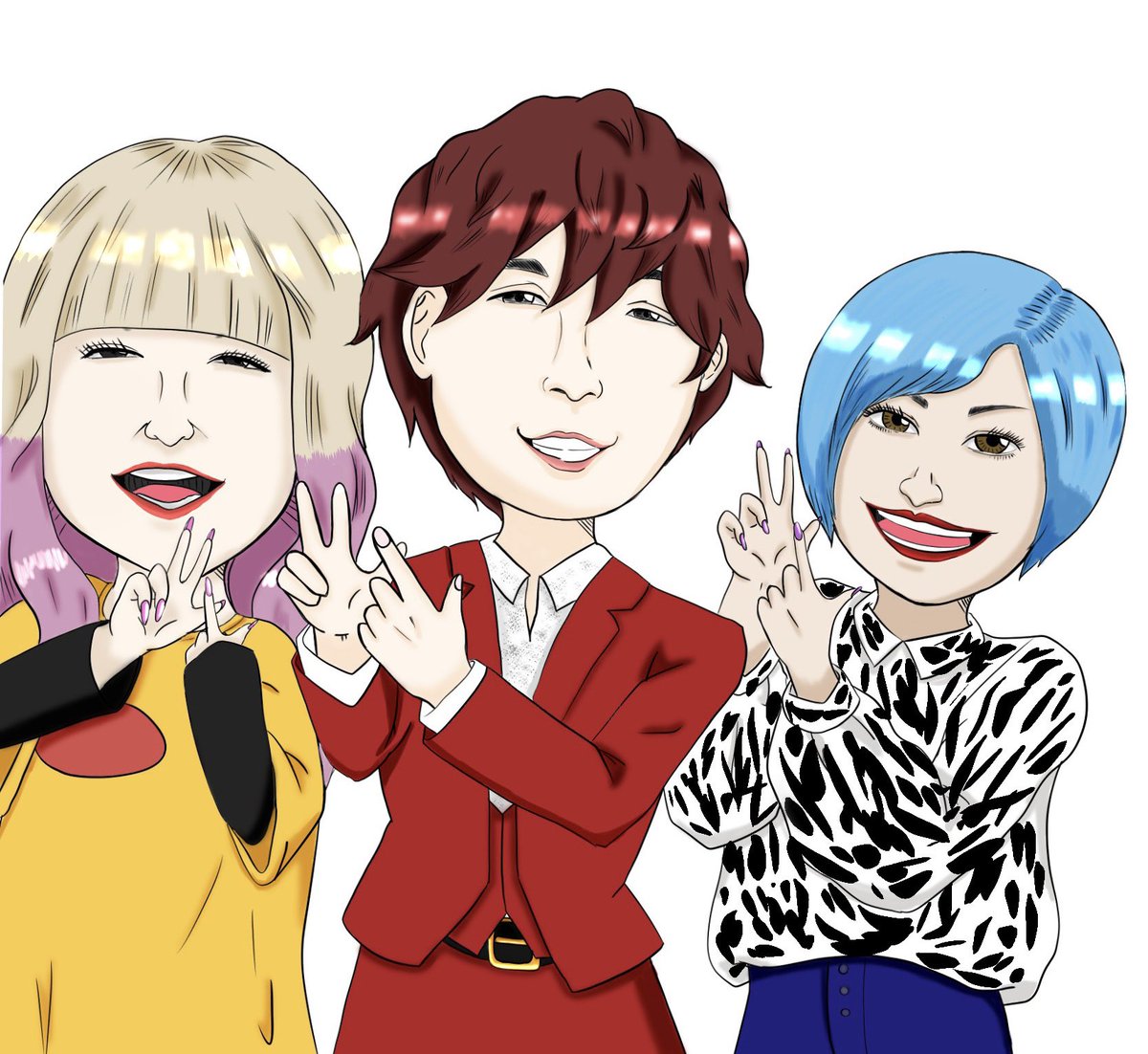 ダメなんだぜ #似顔絵 #ぱーてぃーちゃん #すがちゃん最高NO1 #信子