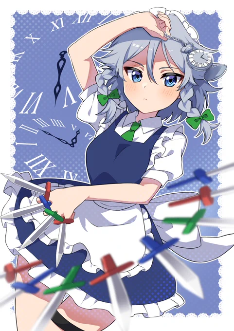 咲夜さん

#東方project #十六夜咲夜 #イラスト 