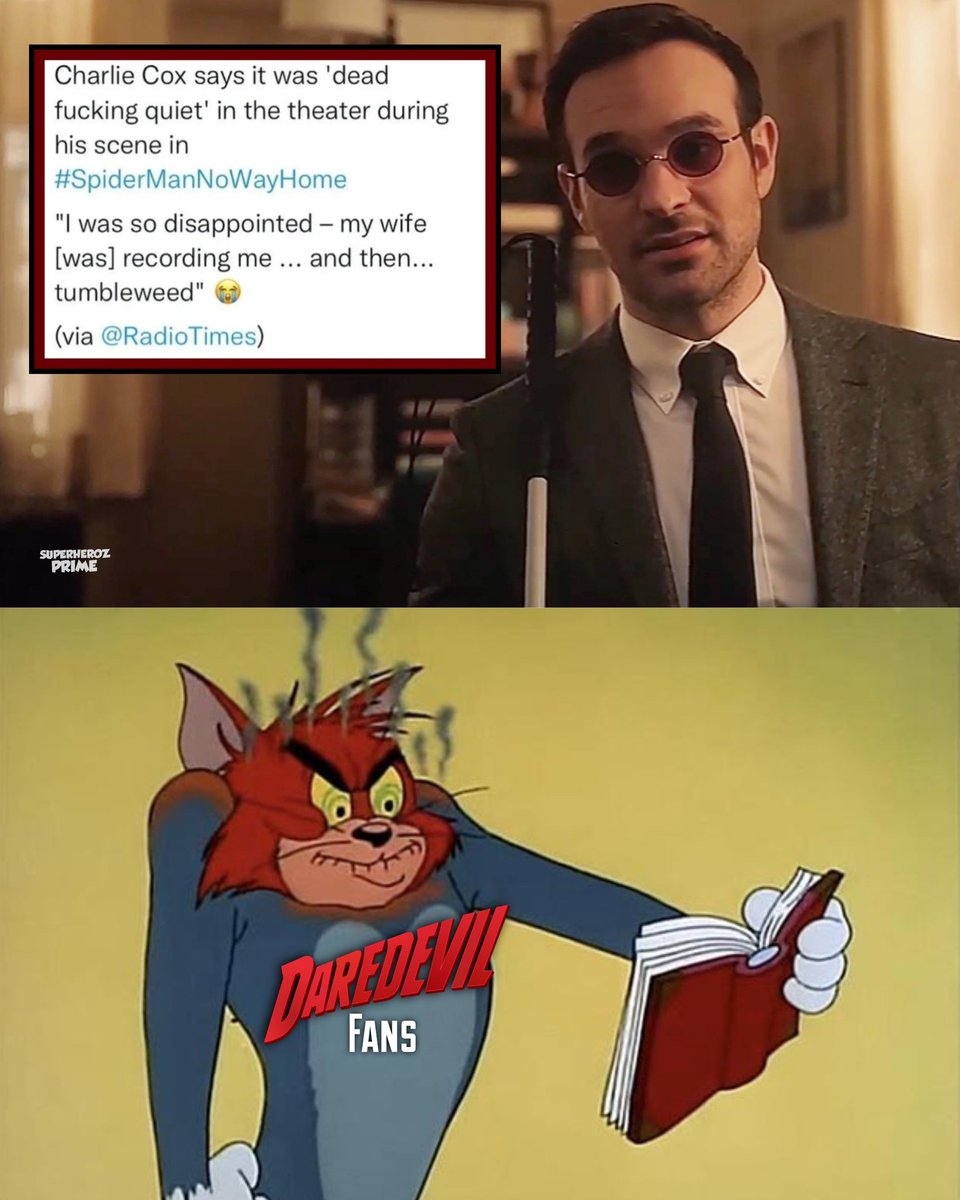 This is so disappointing 😓
#SpiderManNoWayHome #Daredevil