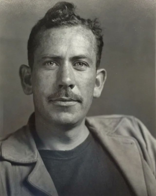 RSLiterature's tweet photo. 'Ideas are like rabbits. You get a couple and learn how to handle them, and pretty soon you have a dozen.' - John Steinbeck #BOTD in 1902 https://t.co/YwGZL032RP
