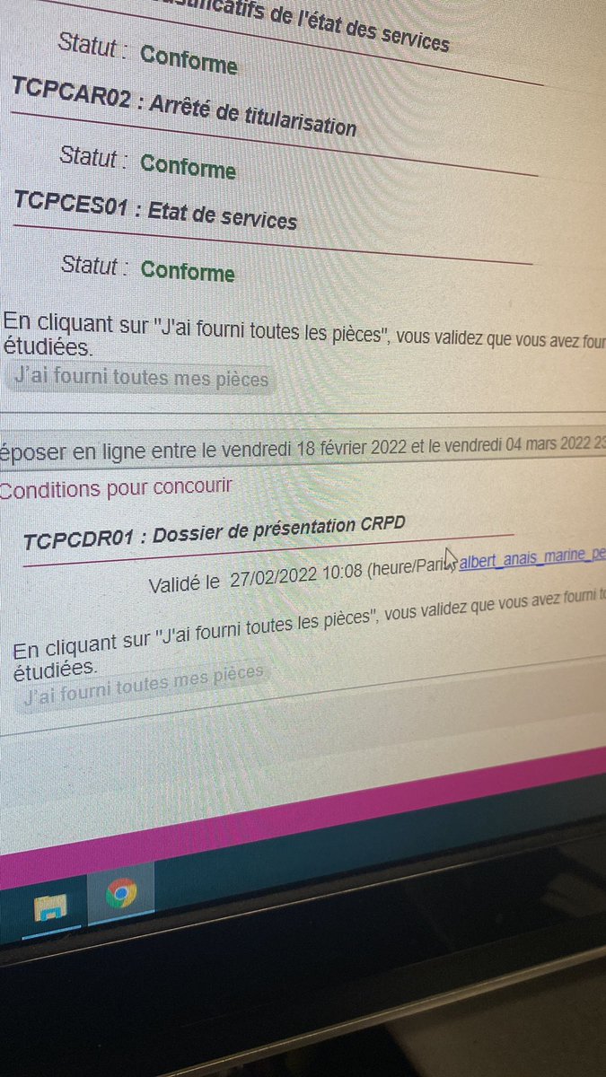 anaisalbert81's tweet image. Dossier envoyé #perdir2022 ✅🍀