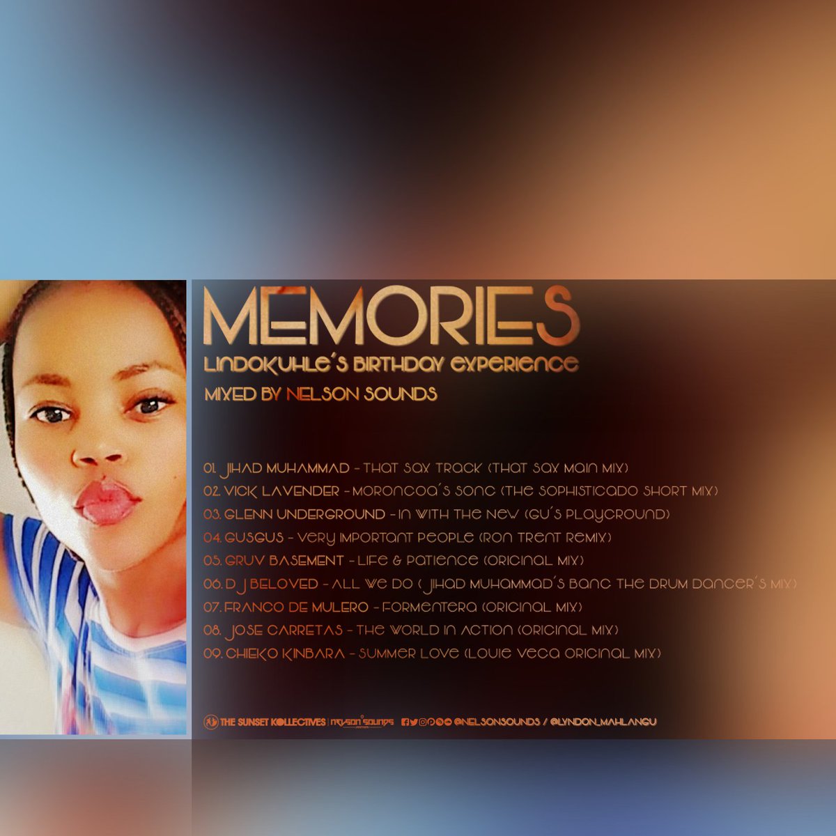 NEW MIX ALERT 🚨🚨🚨

A special birthday mix for one of <a href="/womenofdeep/">Women Of Deep</a>'s alumna and @SKPodcastZA VO artist <a href="/Lyndon_mahlangu/">Lindokuhle ❣</a>, happy +1 sweets and cheers to many more 🎂🎉💕

Hearthis: hearthis.at/6589014/
Podomatic: podomatic.com/podcasts/nelso…

#Memories #GoodMusic #WeLoveHouseMusic