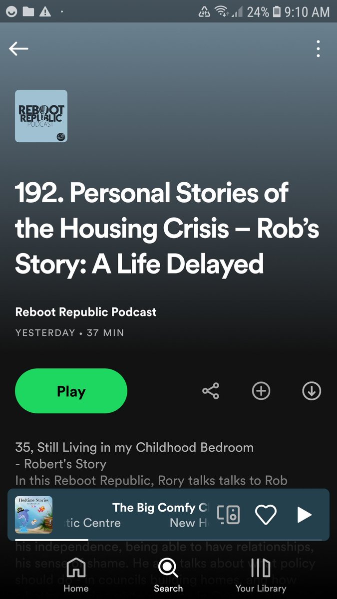 RoryHearneGaffs's tweet photo. Generation Trapped #housingcrisis
What is it like to be 35 & still living in your childhood bedroom, little hope of getting your own home? I spoke to Rob @rfwalsh86 on my @RebootPod about his experience, impact on relationships, & some solutions.
Listen:
https://t.co/Qj6roZ6J82 https://t.co/oixozuOIQq