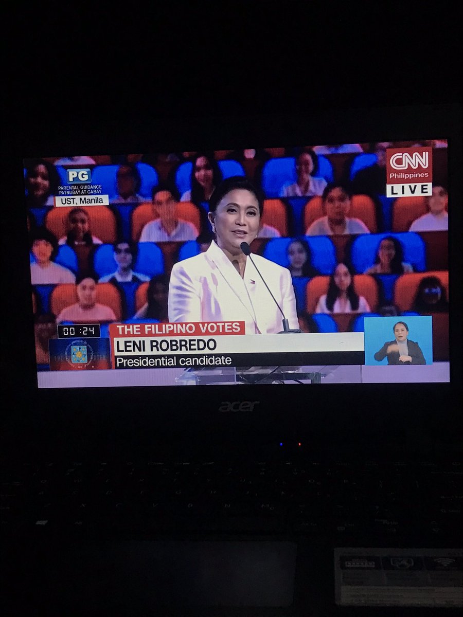 3 consecutive years Highest Audit Rating #LetLeniRead #PresidentialDebate #CNNPHPresidentialDebate