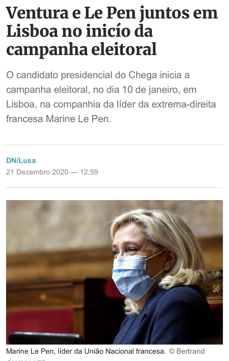 Não esquecer: a família da extrema-direita de Le Pen, Orban, Salvini, Bolsonaro, Trump, Ascabal e Ventura foram os amigos de Putin ao longo da última década.

É urgente conhecer o financiamento destes partidos e congelar as contas dos oligarcas que os apoiam.

#StandWithUkraine