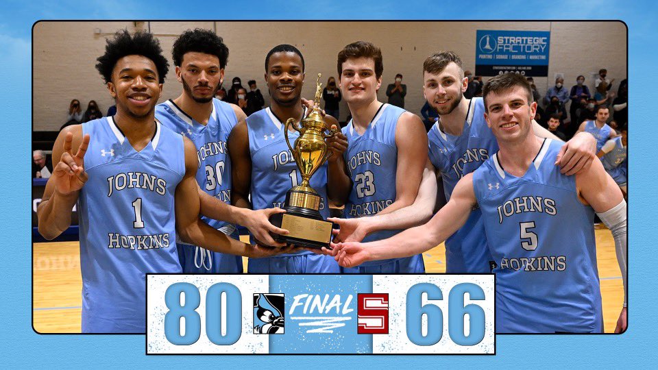 JHU_Basketball's tweet photo. FINAL! 
#UncommonCommitment #MoreFun https://t.co/gtkB8sOe8b