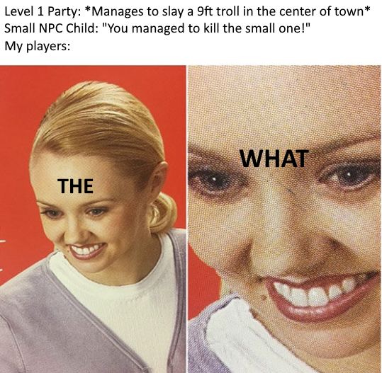 There's always a bigger.. troll?
⚔️🎲
OC: dumnem
#dungeonsanddragons #rpg  #dndcharacter  #dice #d20  #follow  #rogue