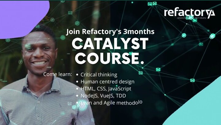 IamBornBlack's tweet photo. Develope Tech skills with through the catalyst course that gives you an intensive introduction to tech within 3 months.
Applications for the April intake ends TODAY!!!
Link: https://t.co/FNEJXgbaDJ
#Refactory
Cc @AndyMediaUg2 @AndrewSerwadda2 @kansdero_ @moseskoshland https://t.co/7o3JAvQjPt