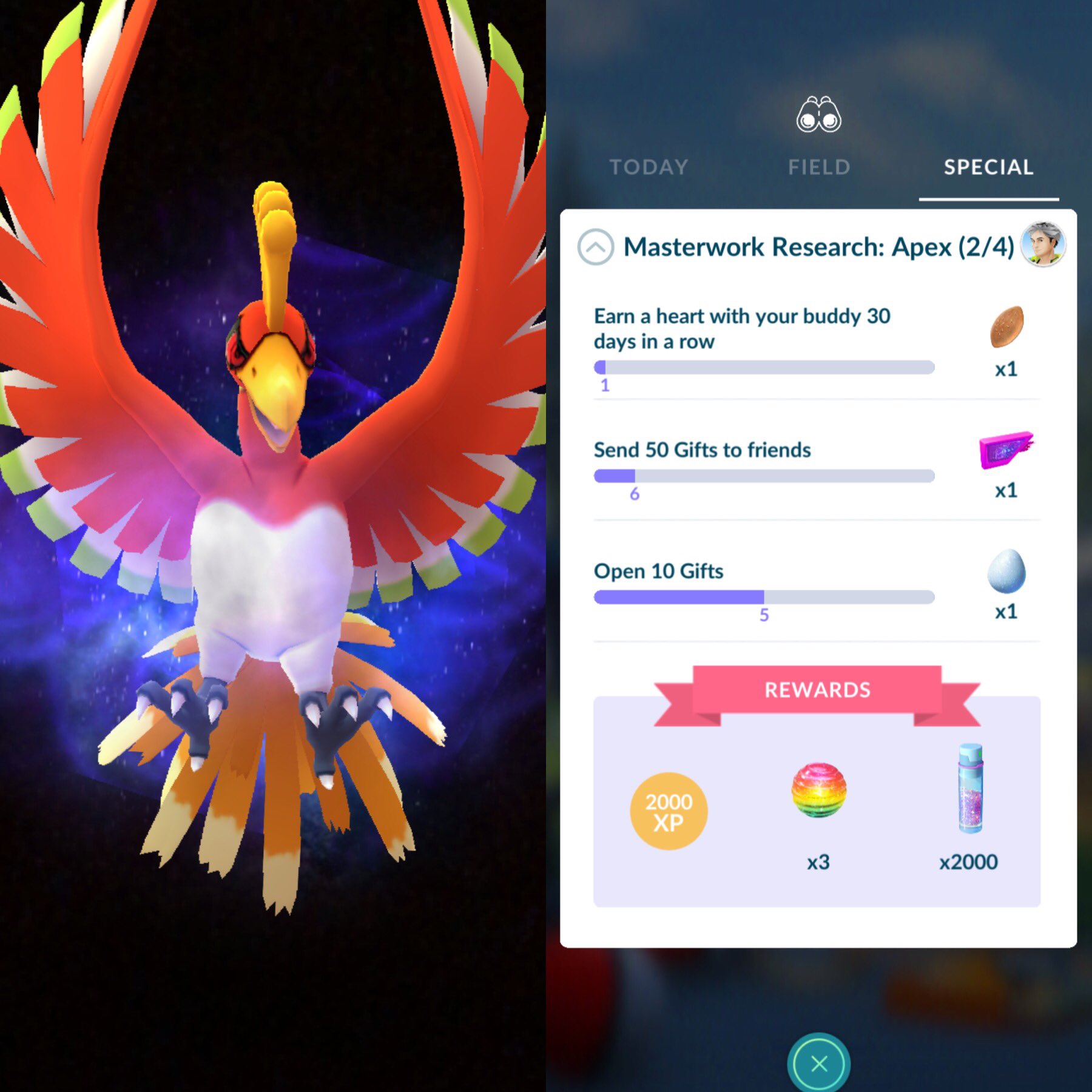 How to Get Apex Shadow HO-OH in Pokémon GO