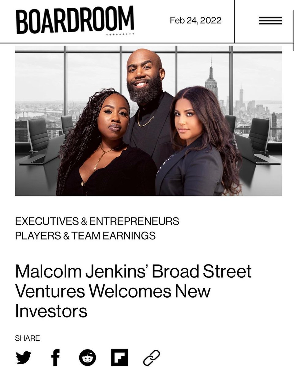 SaraFxtrd's tweet photo. I’ve been keeping a secret for the past few months, and now the cat is out the bag!
With over 10 years of experience in sports and entertainment I am SO VERY excited to announce that I’ll be joining @malcolmjenkins Broad Street Ventures as an Investor. https://t.co/ZEe7NdCnJT