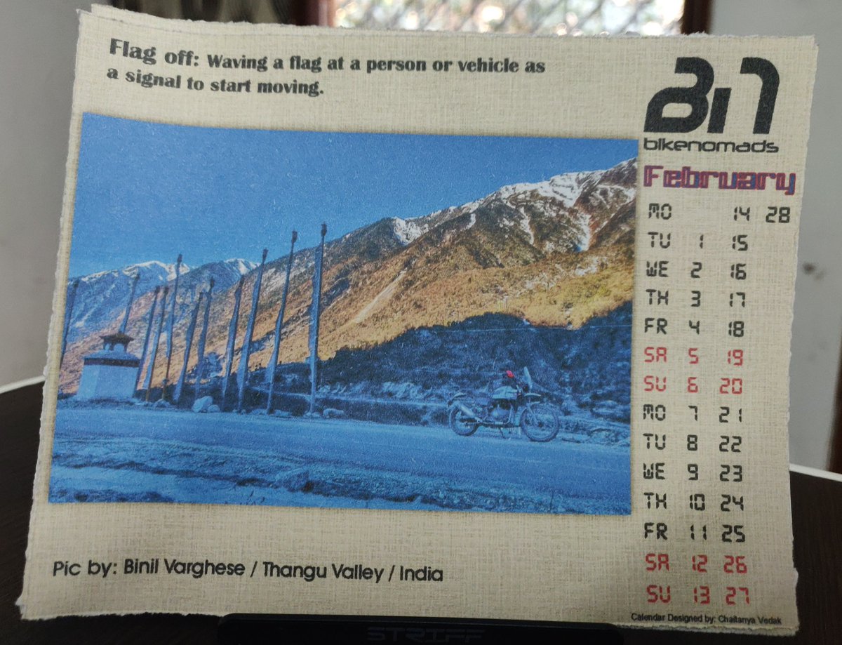 BikeNomads's tweet photo. The DIY BN calendar is here ! Designed by CV. https://t.co/MTjSAUR0ed