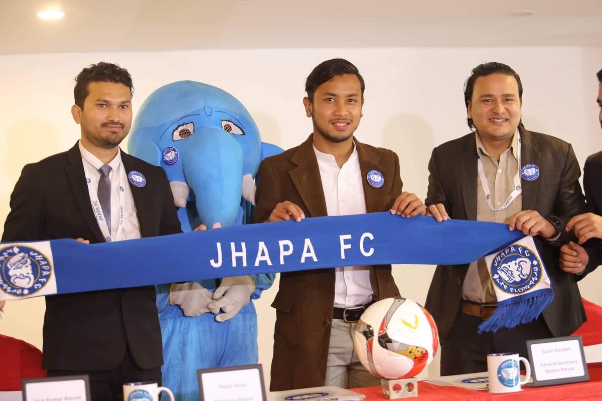 Goal_Nepal's tweet photo. Jhapa FC’s marquee player is ANJAN BISTA 👍 

#NSL #SuperLeague #Jhapali #Tusker https://t.co/2HZbVMdvqH