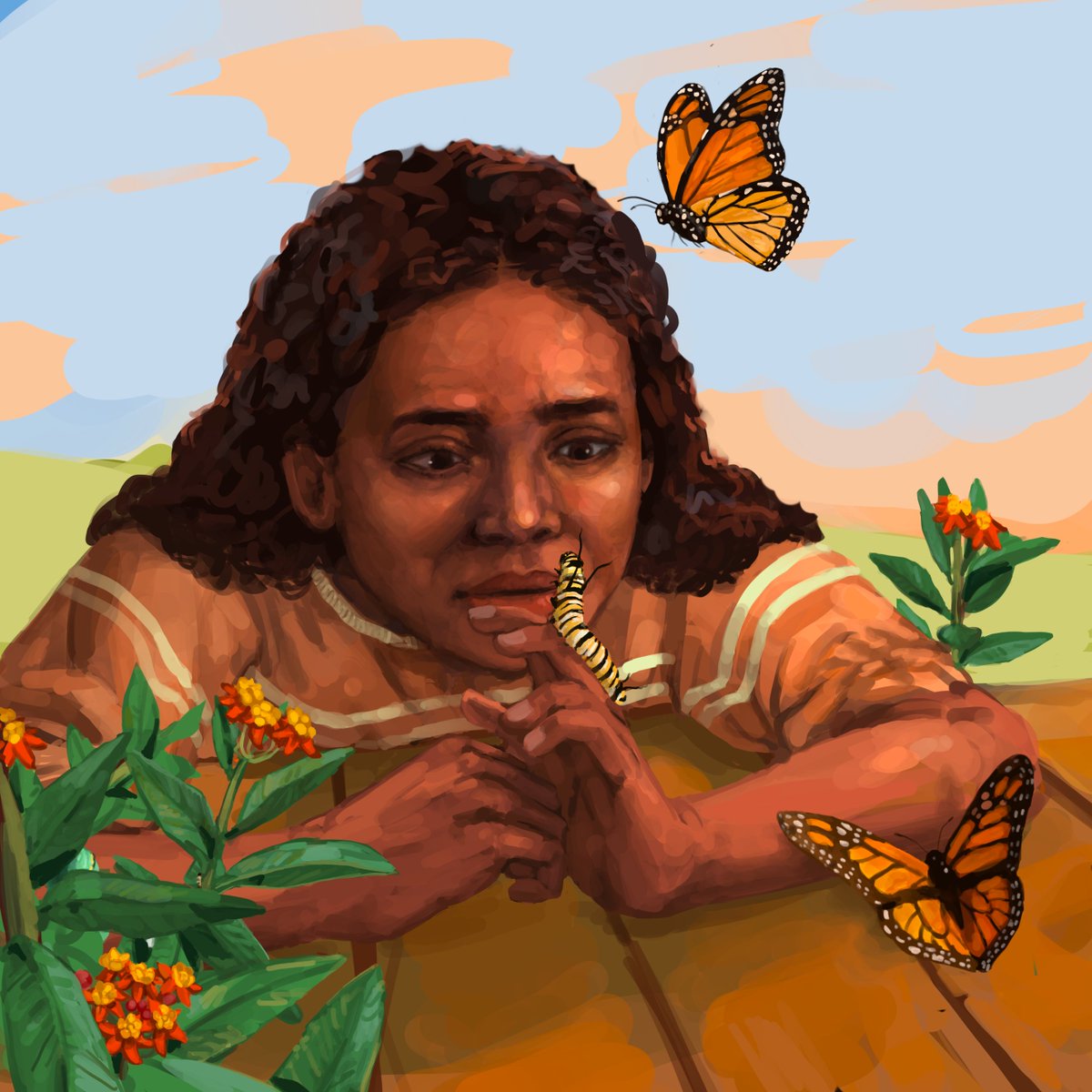 Caleb is manically drawing tweet media