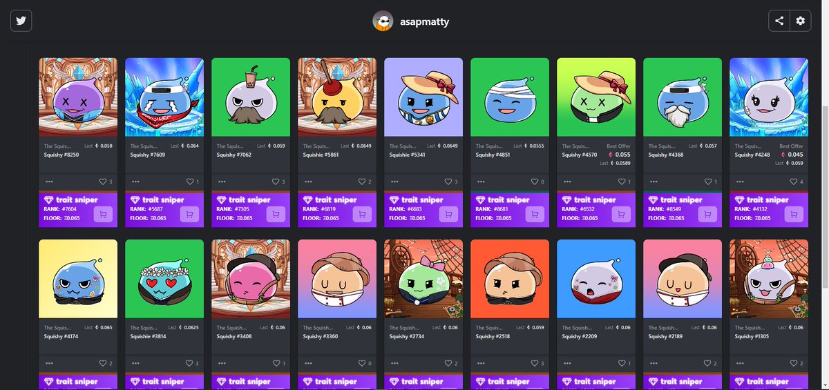 well here i am... @SquishiverseNFT 

hosting a giveaway!
1 Squishiverse NFT 

Like and RT this tweet
Follow <a href="/mattyCT_/">asapmatty</a> and @SquishiverseNFT and @SappySealsNFT 

will draw a winner 24 hours from now cheers.