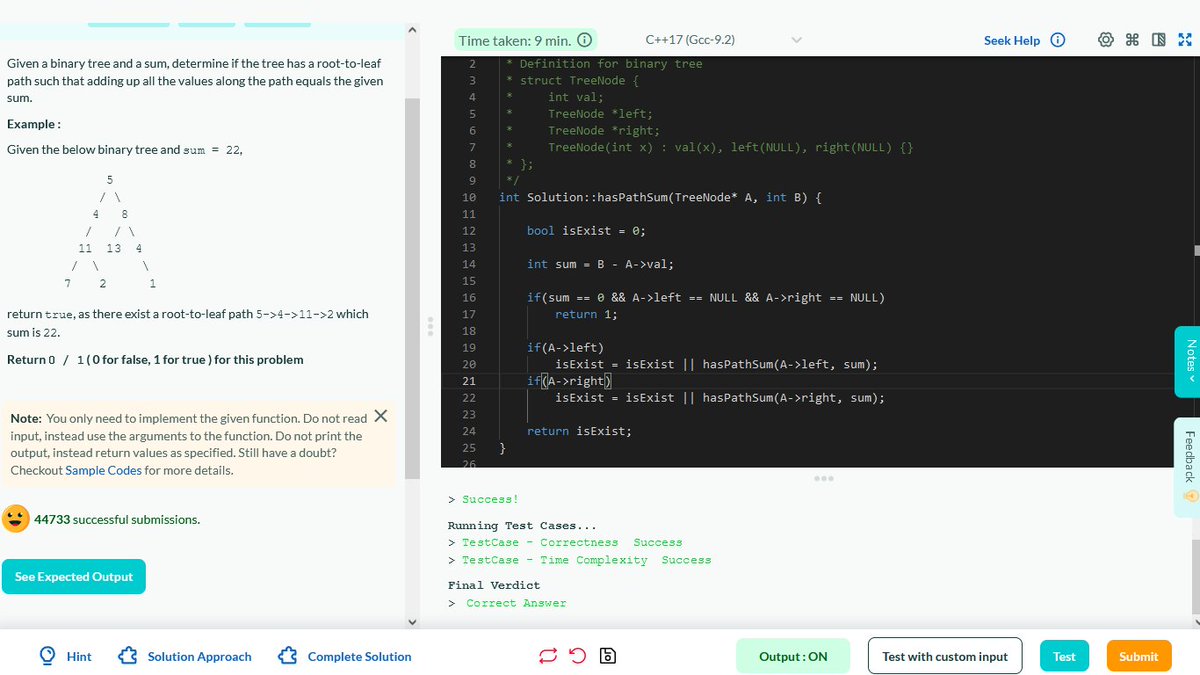 Dineshk47042114's tweet image. Day 24 #365dayscode with @interview_bit @scaler_official