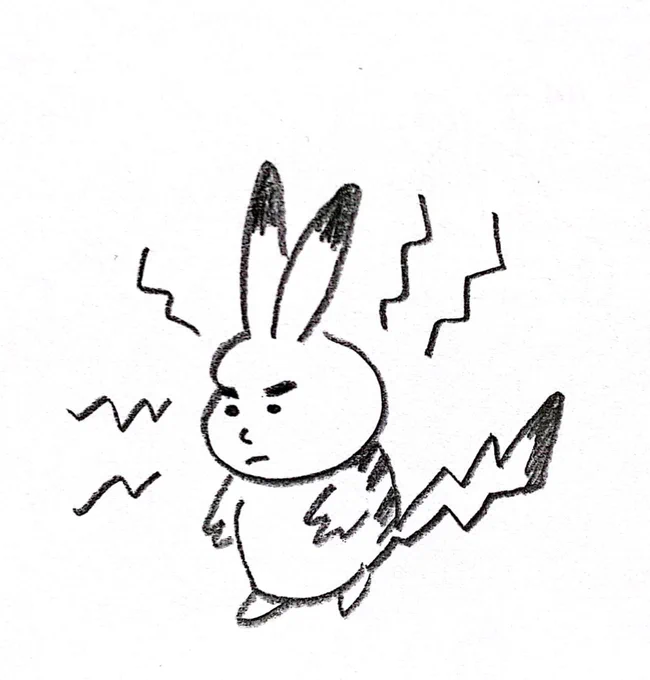 #何も見ないで1分で描いてみた

ピカチュウ…

#ポケモンデー 