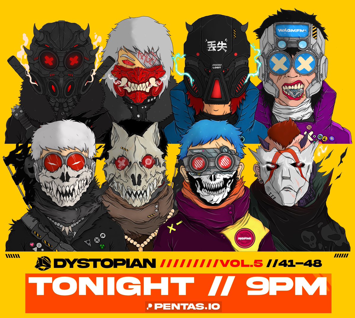 🚨Tonight!🚨 
 
//Dystopian Vol.5
//41 - 48
//9pm
 
app.pentas.io/user/dystopians

RT and like is much appreciated! 🙏🏻

#pentasio #pentasian #nftcollector #nftmalaysia