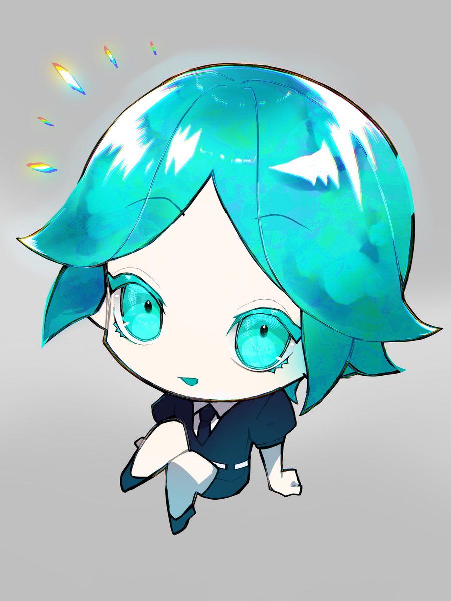フォスフォフィライト イラスト入り複製ミニ色紙 「宝石の国