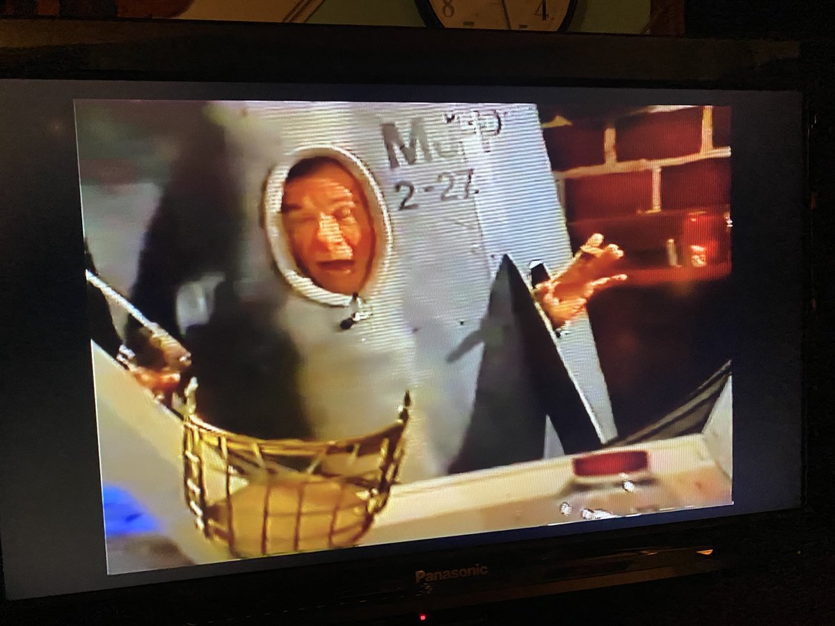 frankenlincoln's tweet photo. Tonight our ongoing quest to spend Saturday night watching all MST3K in order we hit ‘Invasion USA’ (s7ep10) w/ Bob-the-A-Bomb featuring 2-27ob bud casing ON Feb 27…wild #mst #mst3k #keepcirculatingthetapes https://t.co/sx8HZyMrTR