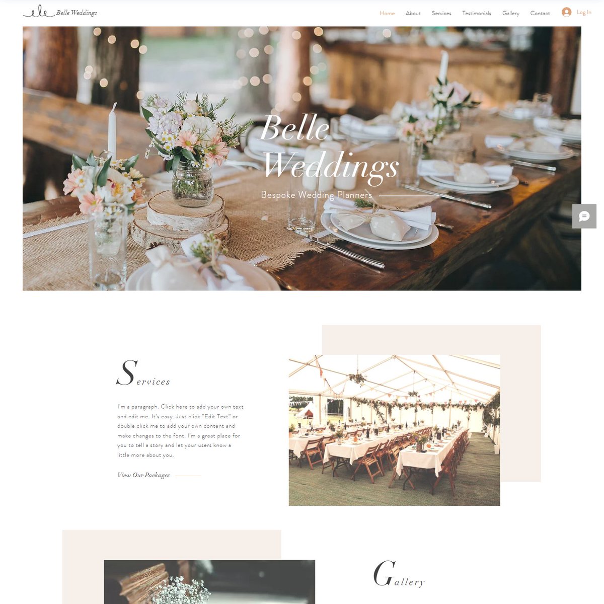 Inspire potential clients with this fresh, clean and beautifully designed wedding planner website. With plenty of space to list your services and a stunning gallery to capture your client's imagination, Simply order now bit.ly/359ibz4
 #WIX #wixfreelancer #wixevents