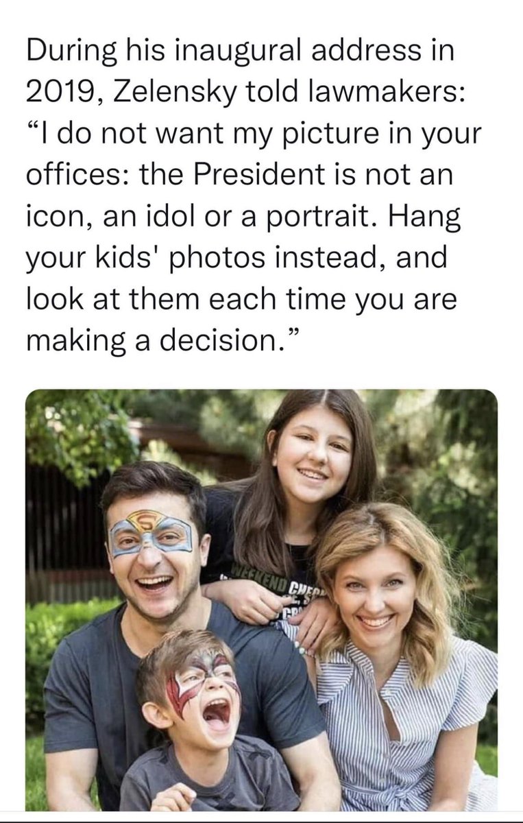 Tämä on täyspäisen, egottoman ja todellisen johtajan puhetta! Ei tarvitse tiikereitä, cowboy elkeitä, lavastettuja macho-spektaakkeleita. #StandWithUkriane #Zelenskyi