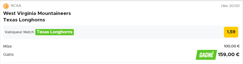 Paul_Ghielmi's tweet image. Ciao a tutti, bilan d'hier :

💥Ca passe pour l'analyse de Pronostics.info (St Etienne perd de 2 buts max)✅
💥Pas loin du perfect sur Pronostics.vip où l'on gagne 2,3% de bankroll✅
💥2/2 sur les tips de basket universitaire✅

Bim, bam, boum !👊
#TeamParieur