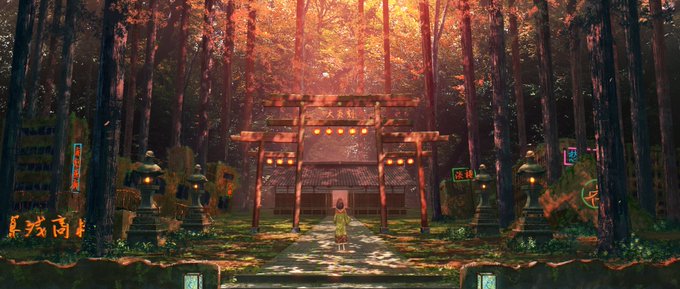 「神社 石灯籠」のTwitter画像/イラスト(新着)｜2ページ目