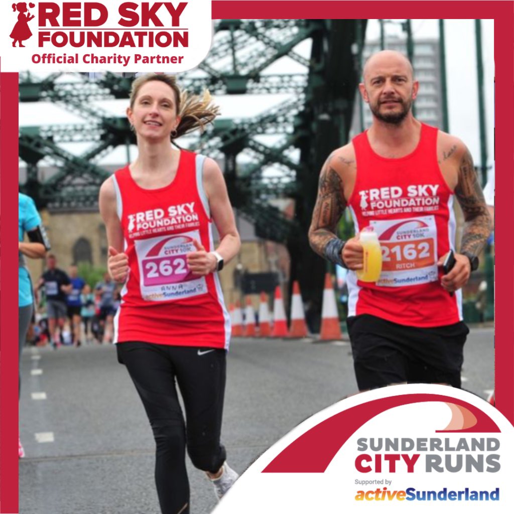 REGISTER TODAY ONLY 10 WEEKS TO GO! 
Bag yourself a place in the 5k 10k or Half Marathon and get your FREE #TeamRedSky running vest and technical training top! <a href="/EventsOTN/">Events Of The North</a> #Sunderland 
Register with us here to help fix broken hearts👇
register.enthuse.com/ps/event/SUNDE…