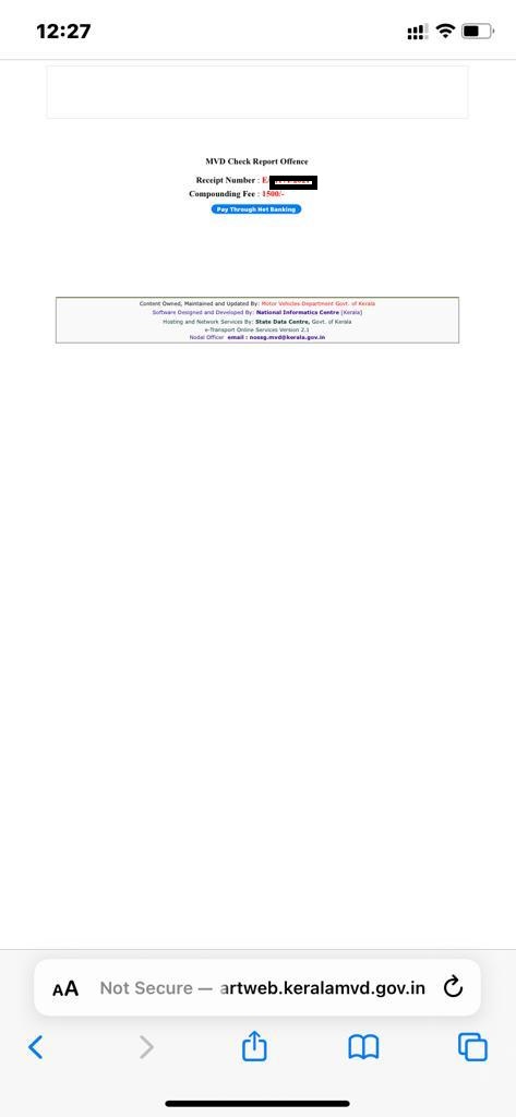 malluthug's tweet photo. @MVDKerala @NICMeity #fine #kerala #webservice. #cdit Please make sure services are up ! @MVDKerala please make a video of how this works, I tried doing as per your chellan. it doesnt work . PLEASE CREATE A PROPER WESITE WITH ALL THE MONEY YOU TAKE FROM US https://t.co/YLW8n9vDv5