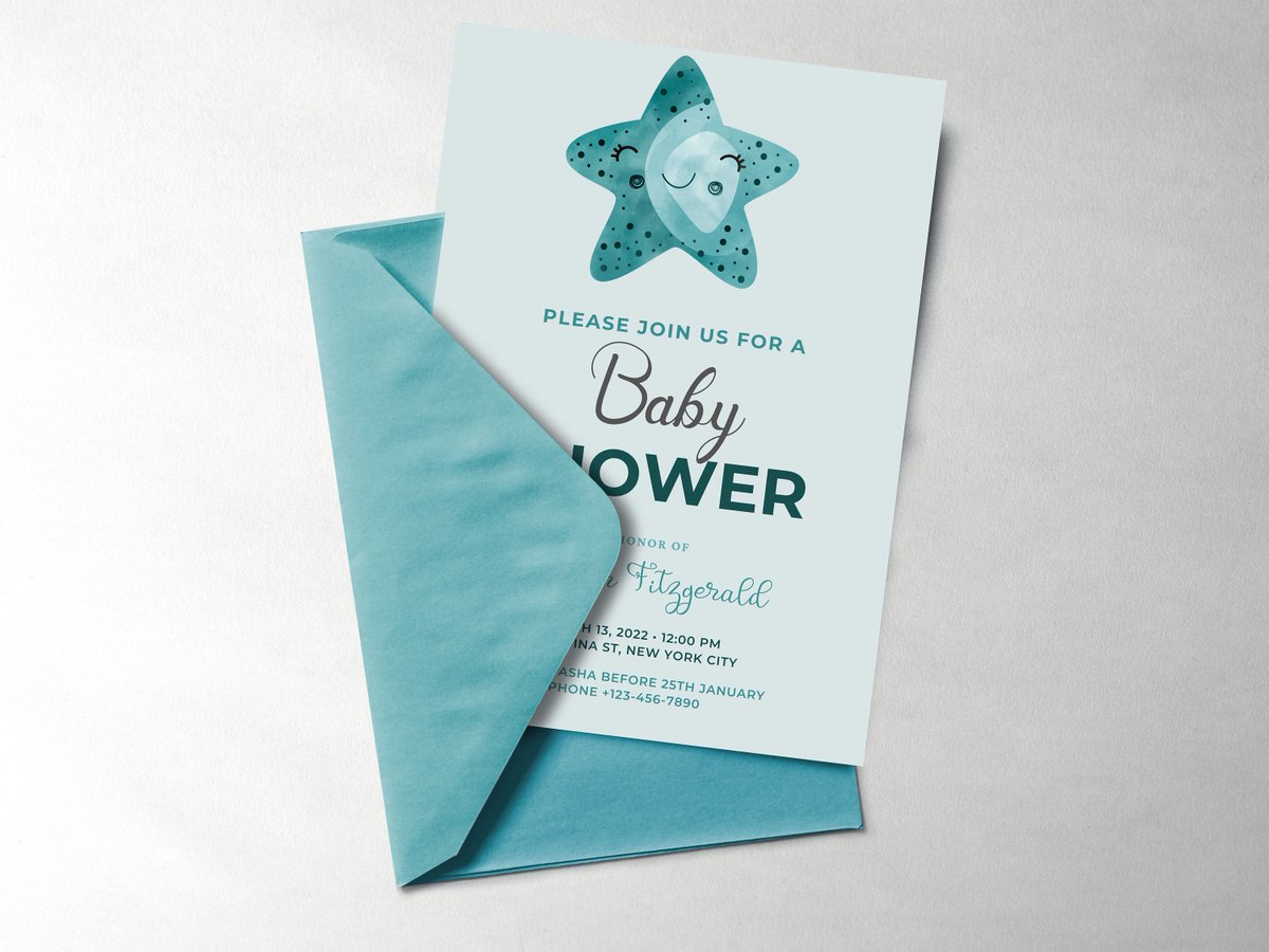 Excited to share the latest addition to my #etsy shop:  etsy.me/3hoRiJI 
#babyshower #allseasons #flat #vertical #blue #babyshowerinvite #babyannouncement #invitationtemplate #babyshowerinvites