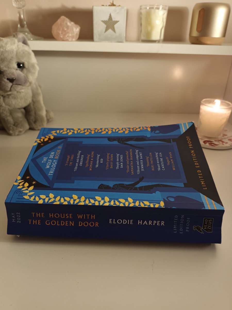 Beautiful, moving, captivating, thrilling - The House With the Golden Door is a glorious sequel to The Wolf Den 💙 #GoldenDoor @ElodieITV @HoZ_Books