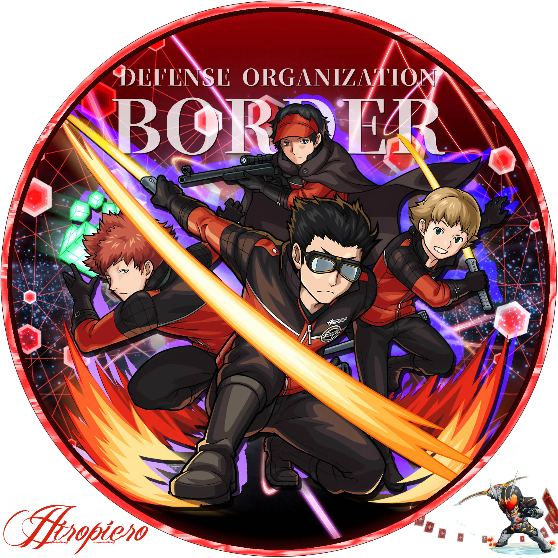 ヒロピエロ E ﾌｩ 今日はここまでやな W 用事でおでかけしま モンスト ワールドトリガー アイコン 壁紙 生駒隊 T Co Ootpenbcit Twitter