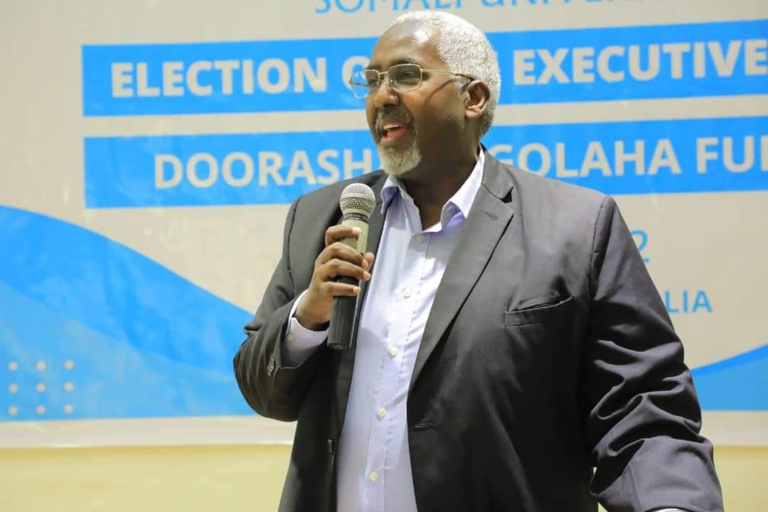 I thank the Association of Somali Universities for electing me as the chairperson of the Association for the next four yrs. I am well aware of that this is a big responsibility that needs to be performed well.