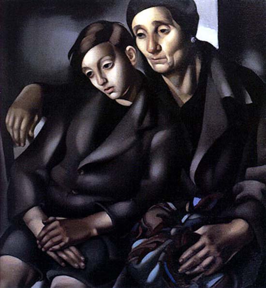 The Refugees, 1937 by Polish artist Tamara de Lempicka #WomensArt