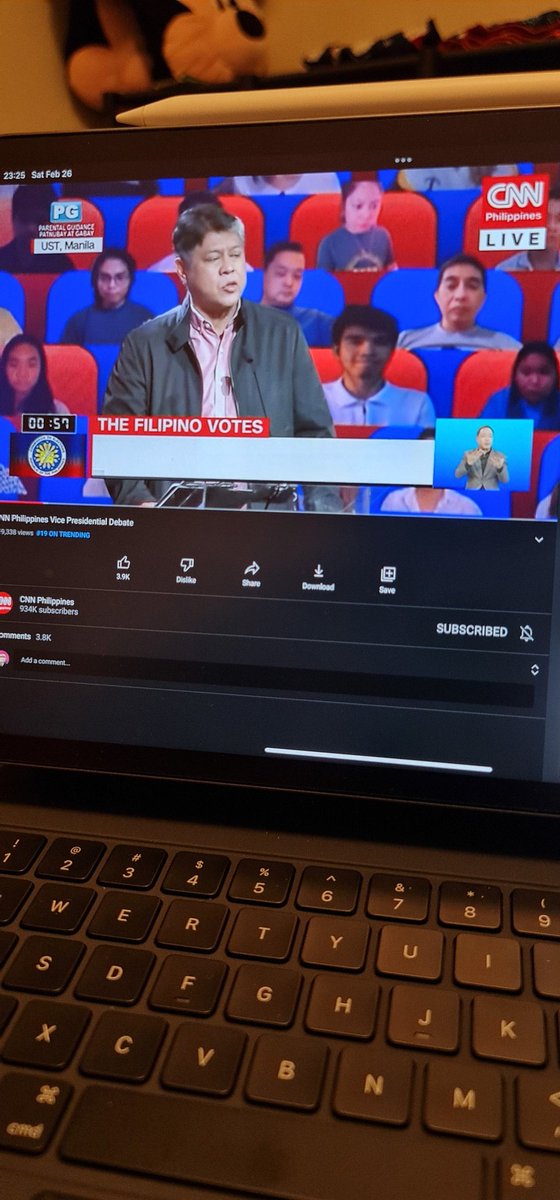 dennisjamir's tweet photo. Better late than never. Watching #CNNPHVPDebates. https://t.co/0H2ef9LiFb