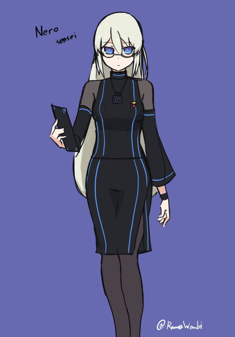 ネロちゃんアナザー衣装系 #今月描いた絵を晒そう #うちの子 #らむわらあーと 